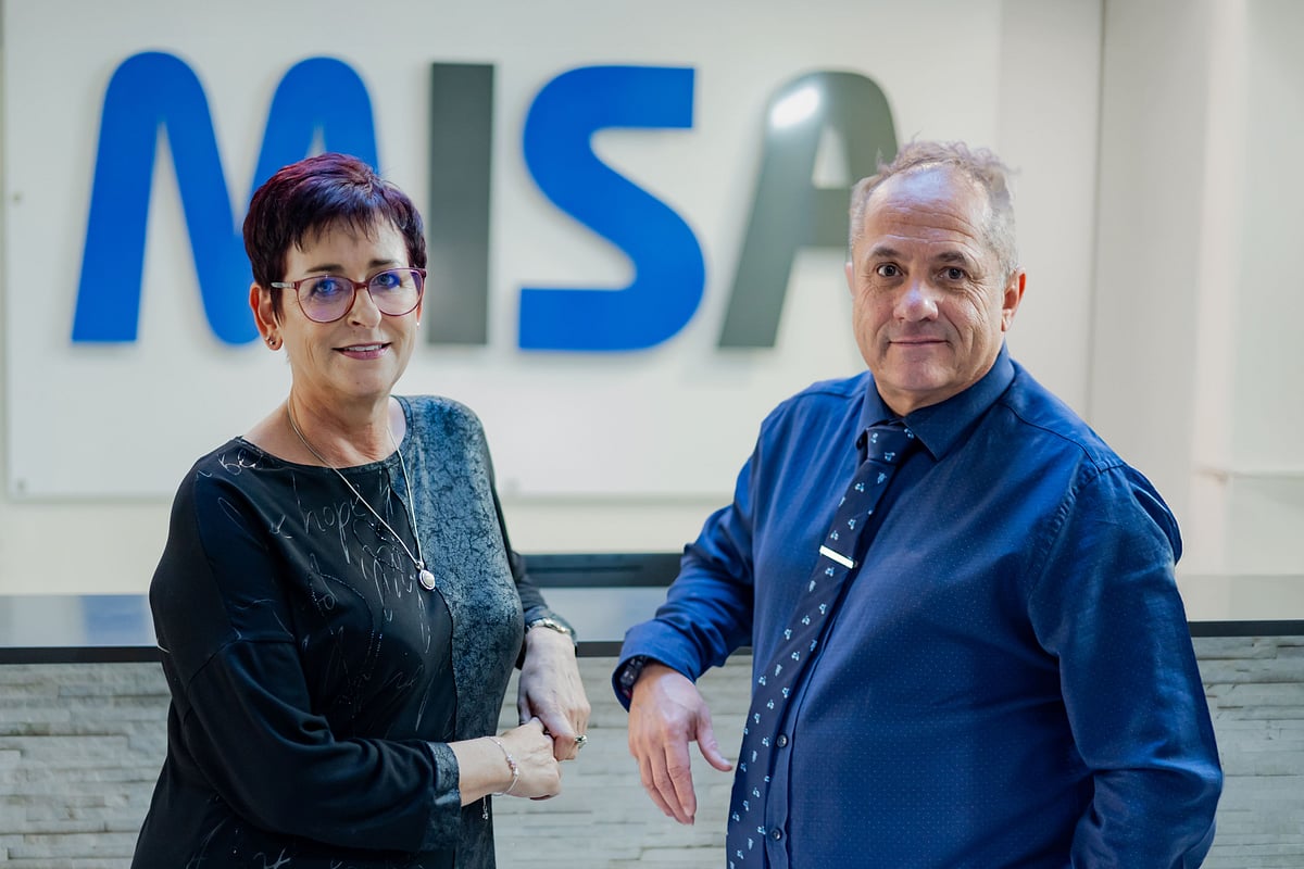 MISA’s Chief Executive Officers Martlé Keyter (Operations) and Hermann Köstens (Strategy and Development)